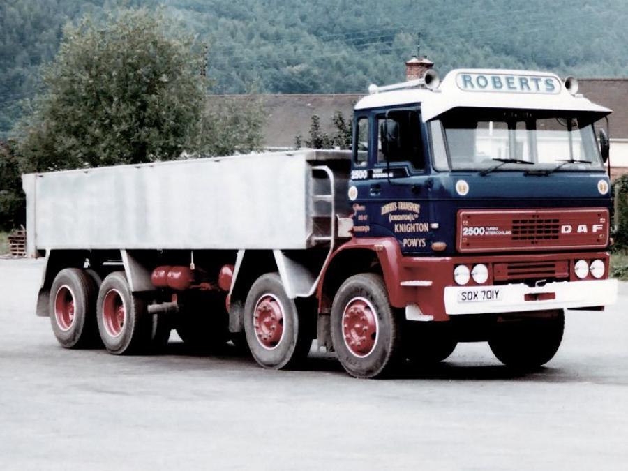  DAF FAD2500 8x4 Tipper 1978 года  (UK) (фото 1 из 1)